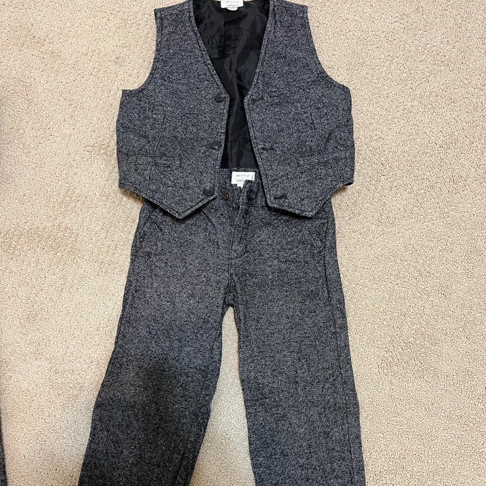 Gymboree tweed vest/pants suit